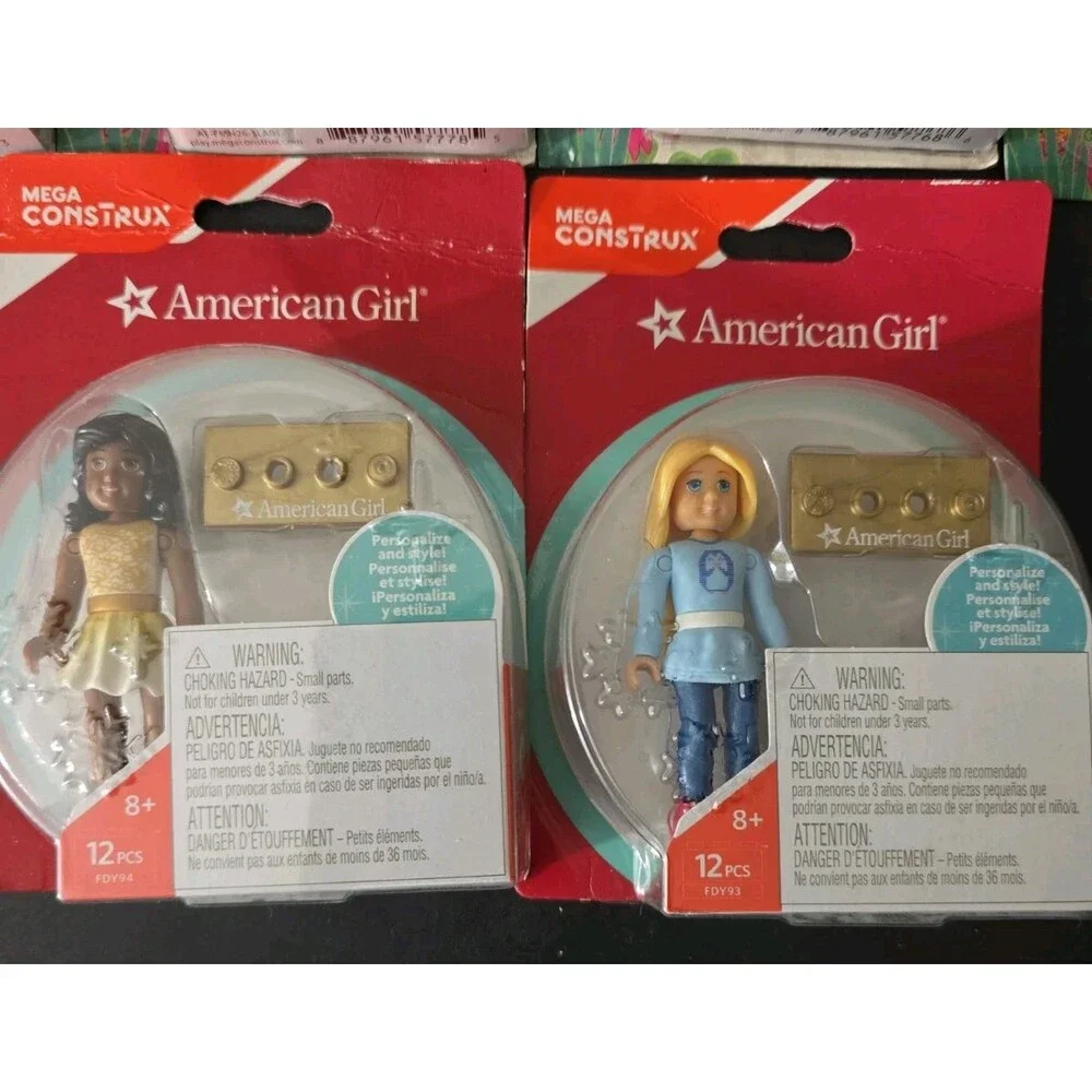 ​Mega Construx American Girl & WellieWishers Mini Figure Lot of 6 New NIP